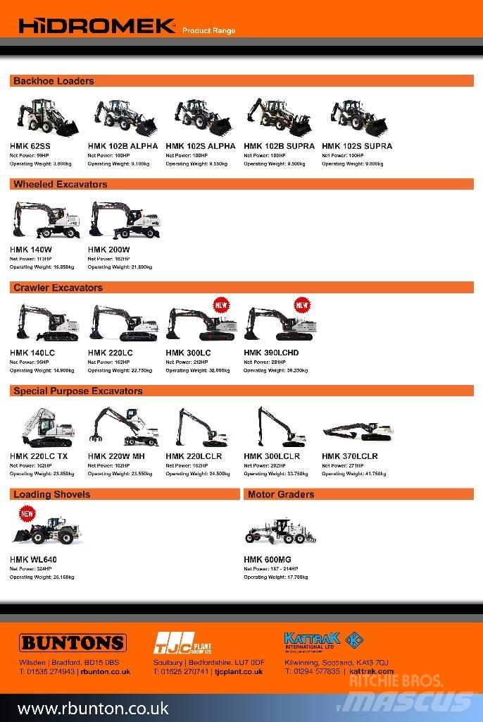 Hidromek HMK500LC-4 Crawler excavators