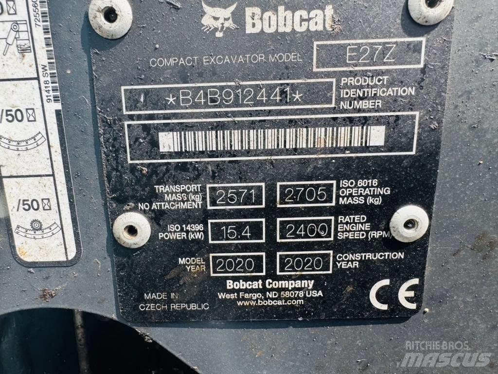 Bobcat E27z Mini excavators < 7t (Mini diggers)