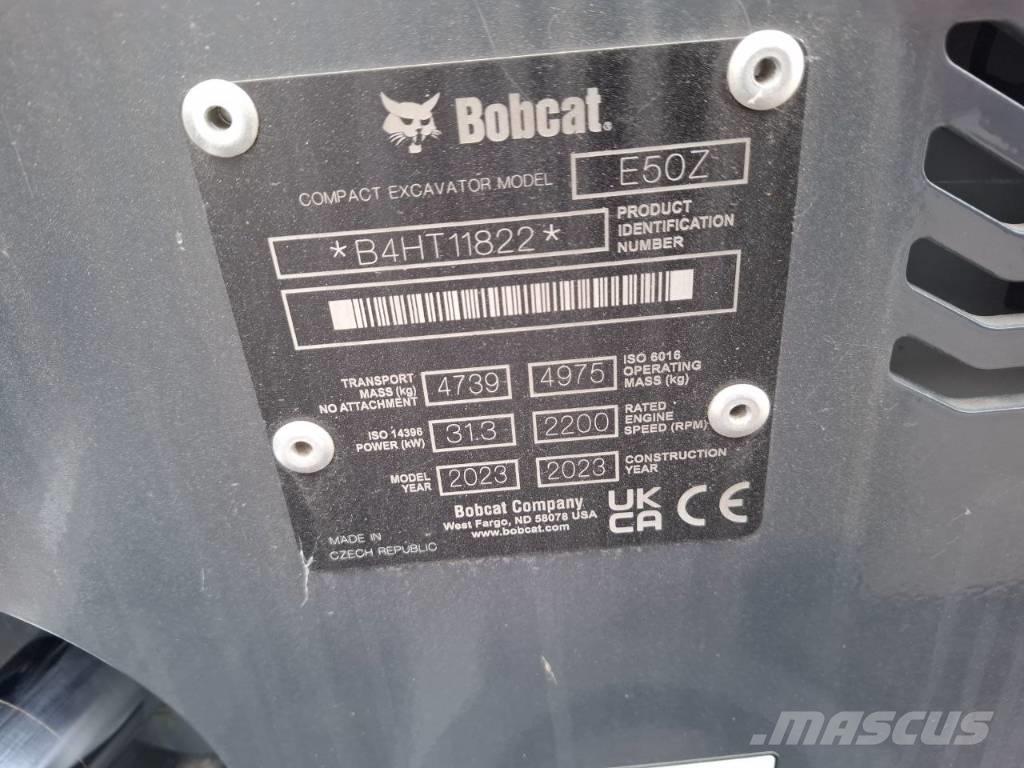 Bobcat E 50z Mini excavators < 7t (Mini diggers)