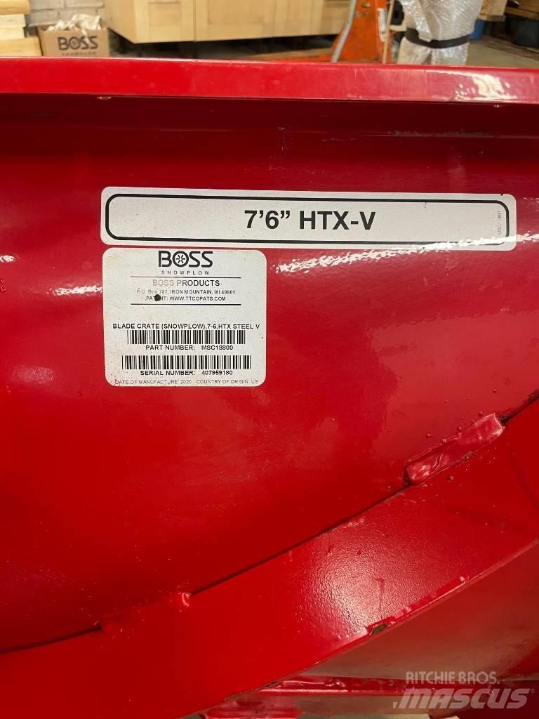 Boss 7'6'' HTX-V Snow blades and plows
