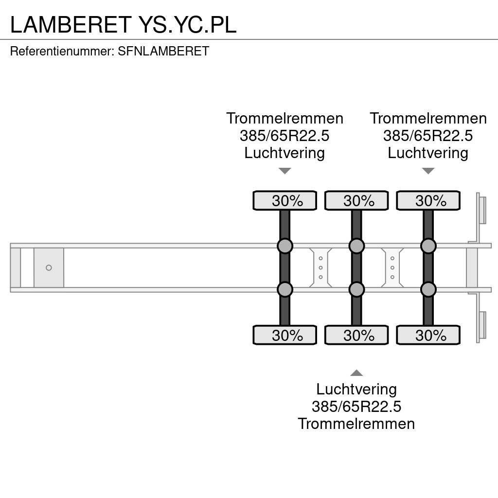 Lamberet YS.YC.PL Temperature controlled semi-trailers