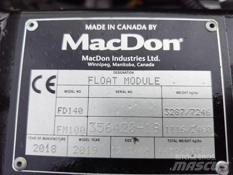 MacDon FD 140 Combine harvester accessories