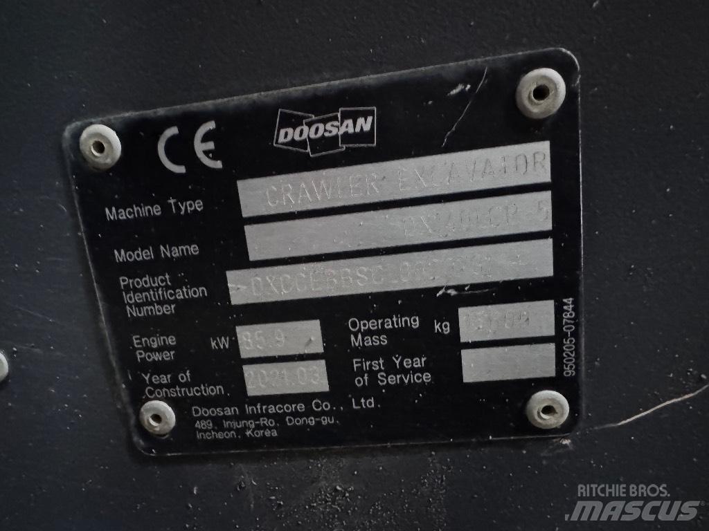 Doosan DX 140 LCR-5 Crawler excavators
