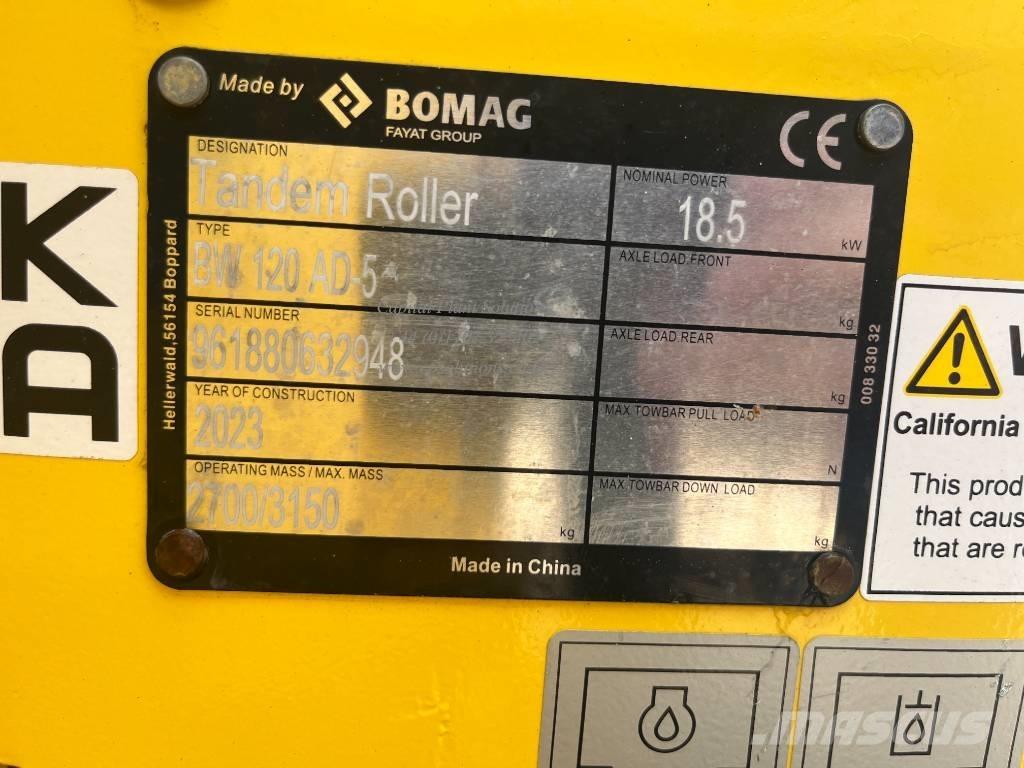 Bomag BW 120 AD-5 Twin drum rollers
