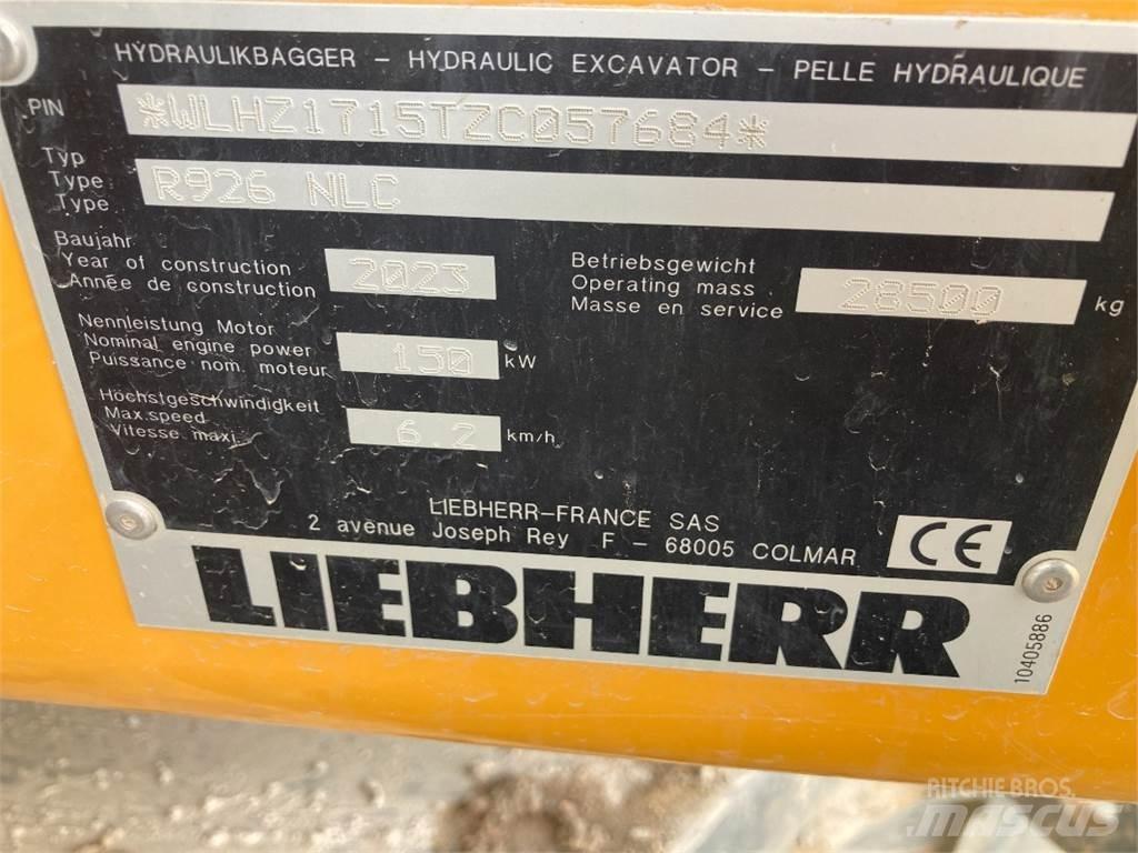Liebherr R926 Crawler excavators