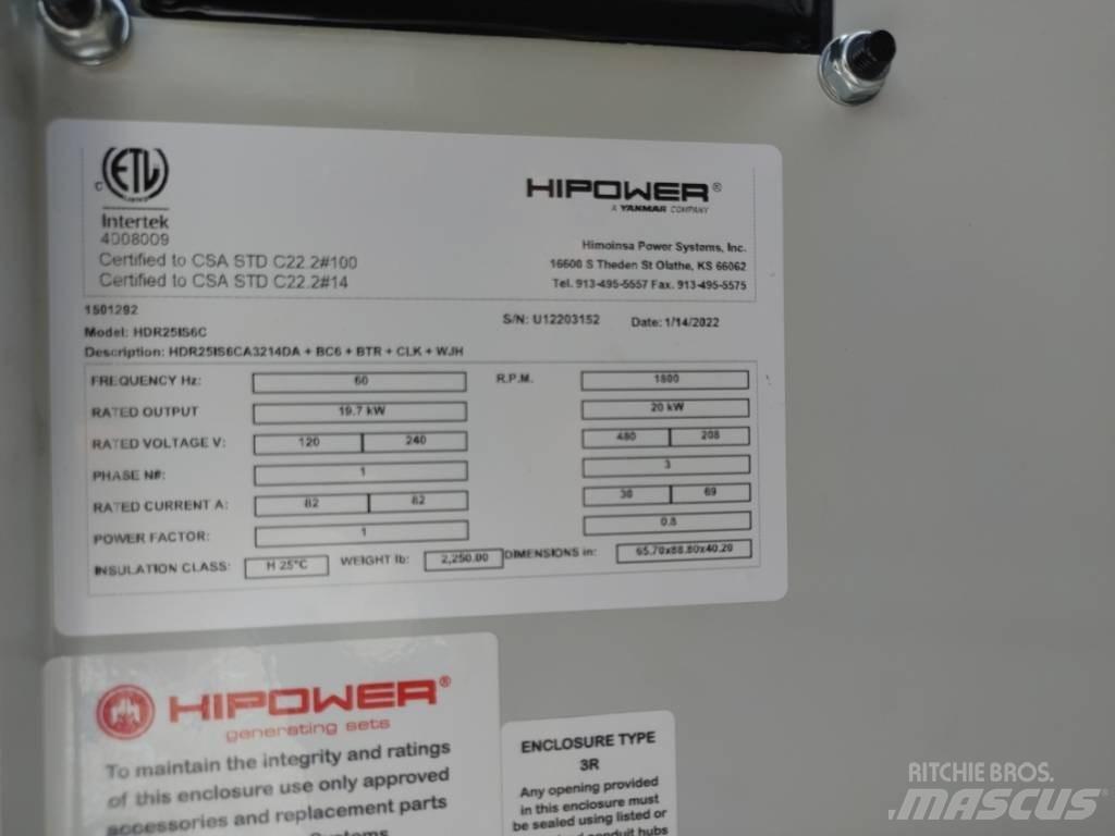 Hipower HRIW-25 Diesel Generators
