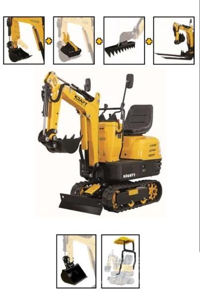 Kraft KE08TY Mini excavators < 7t (Mini diggers)