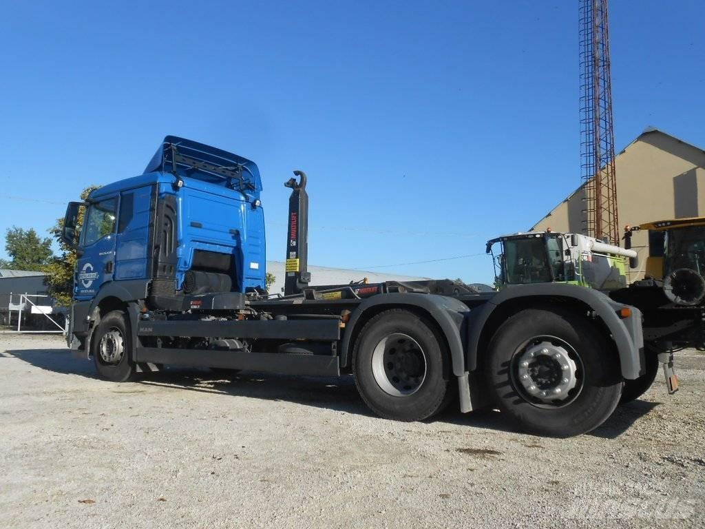 MAN TGS 26.430 Skip bin truck