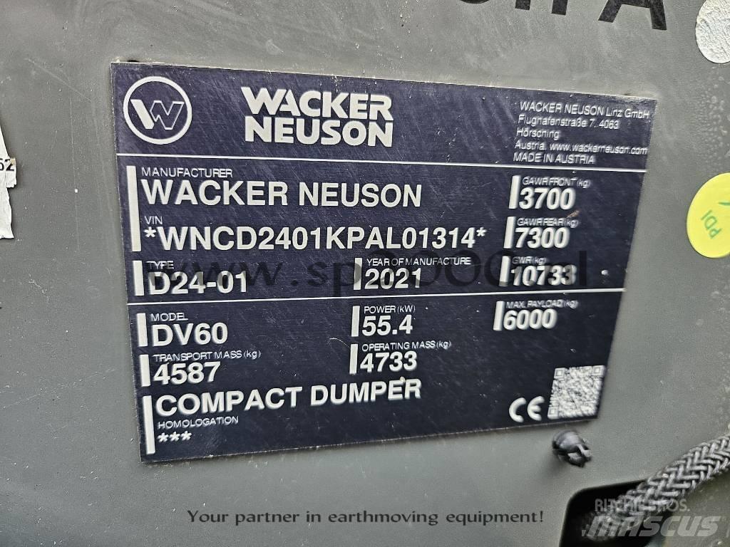 Wacker Neuson DV 60 Site dumpers