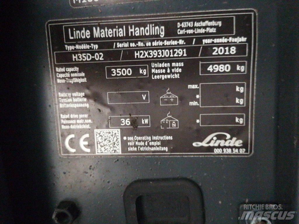 Linde H35D-02 Diesel trucks