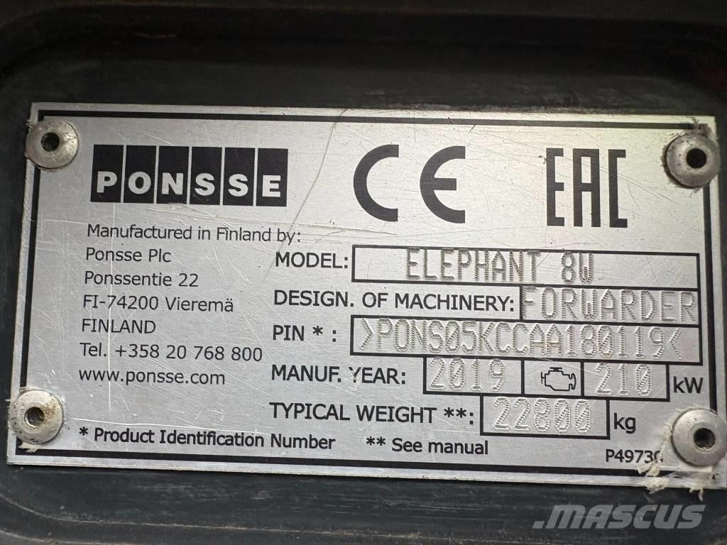 Ponsse Elephant Forwarders