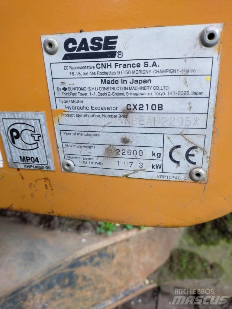 CASE 210 CX B Crawler excavators