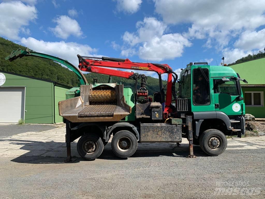 MAN - JENZ TGS 6x4 Wood chippers