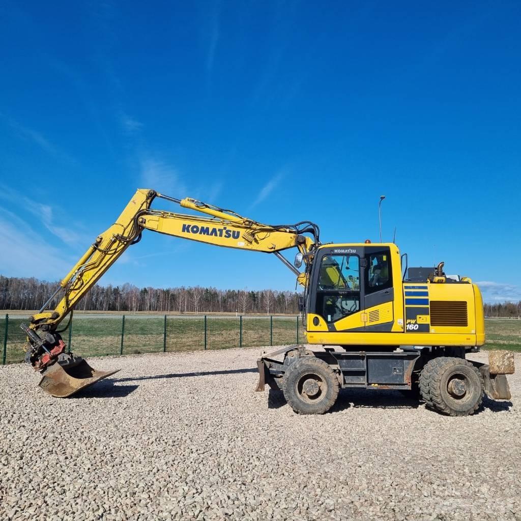 Komatsu PW160 - 11 Wheeled excavators