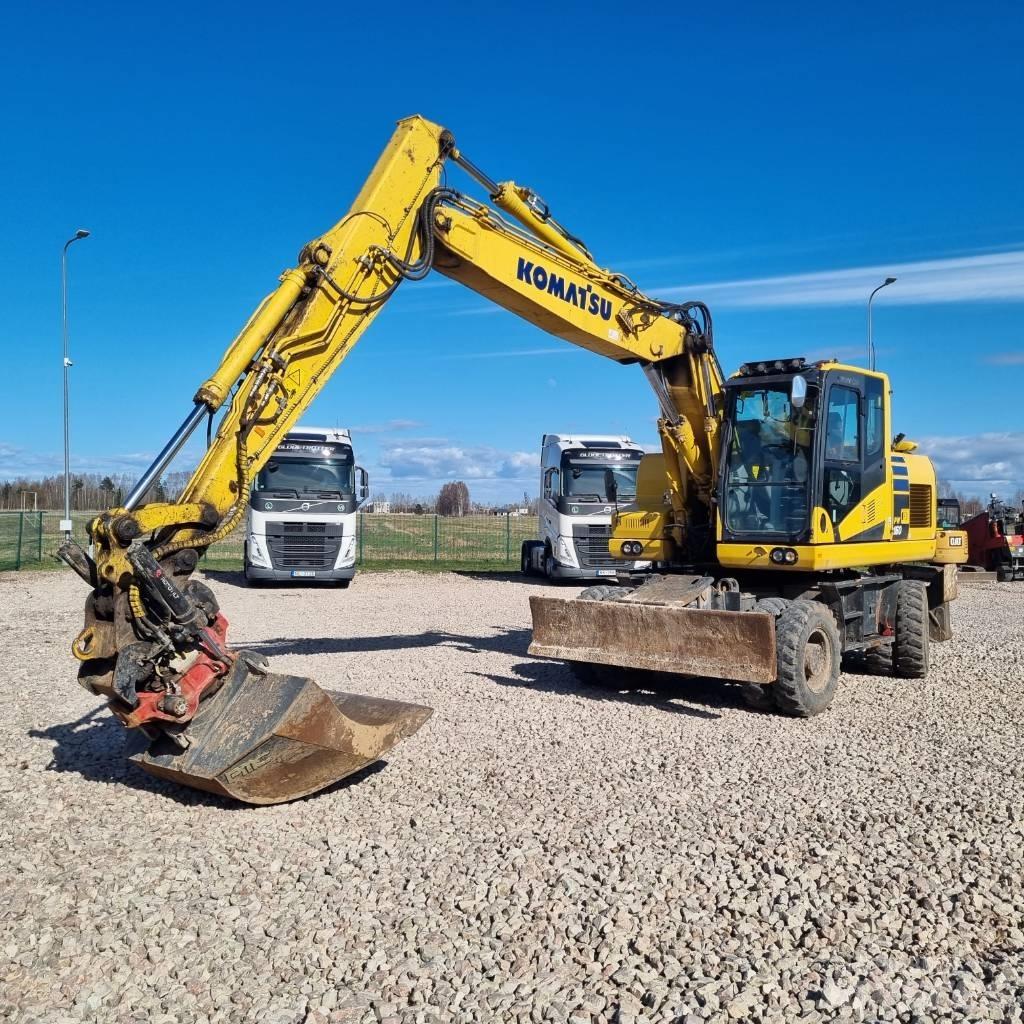 Komatsu PW160 - 11 Wheeled excavators