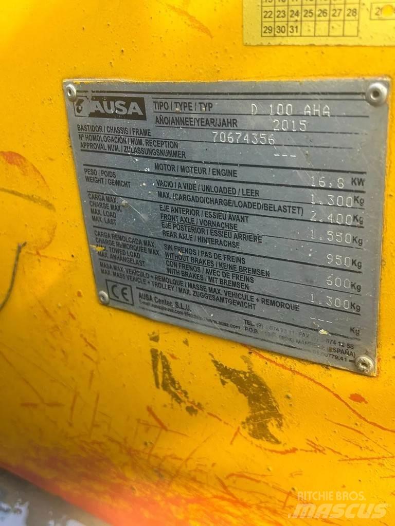 Ausa D100 Site dumpers