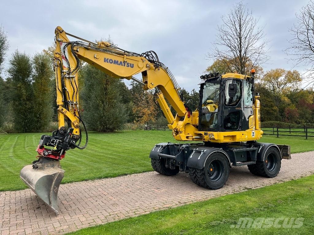 Komatsu PW 118 Wheeled excavators