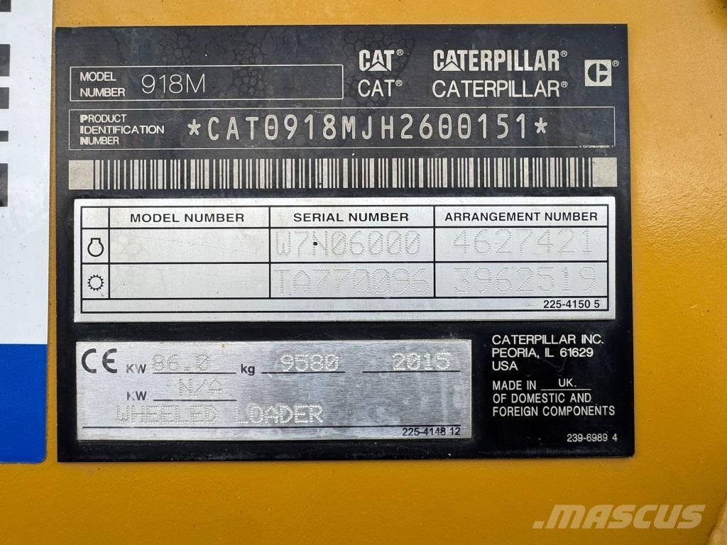 CAT 918 M Wheel loaders