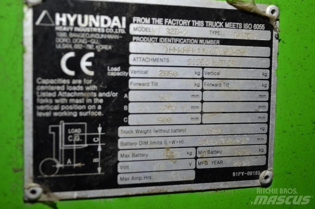 Hyundai 32 B-7 Electric forklift trucks