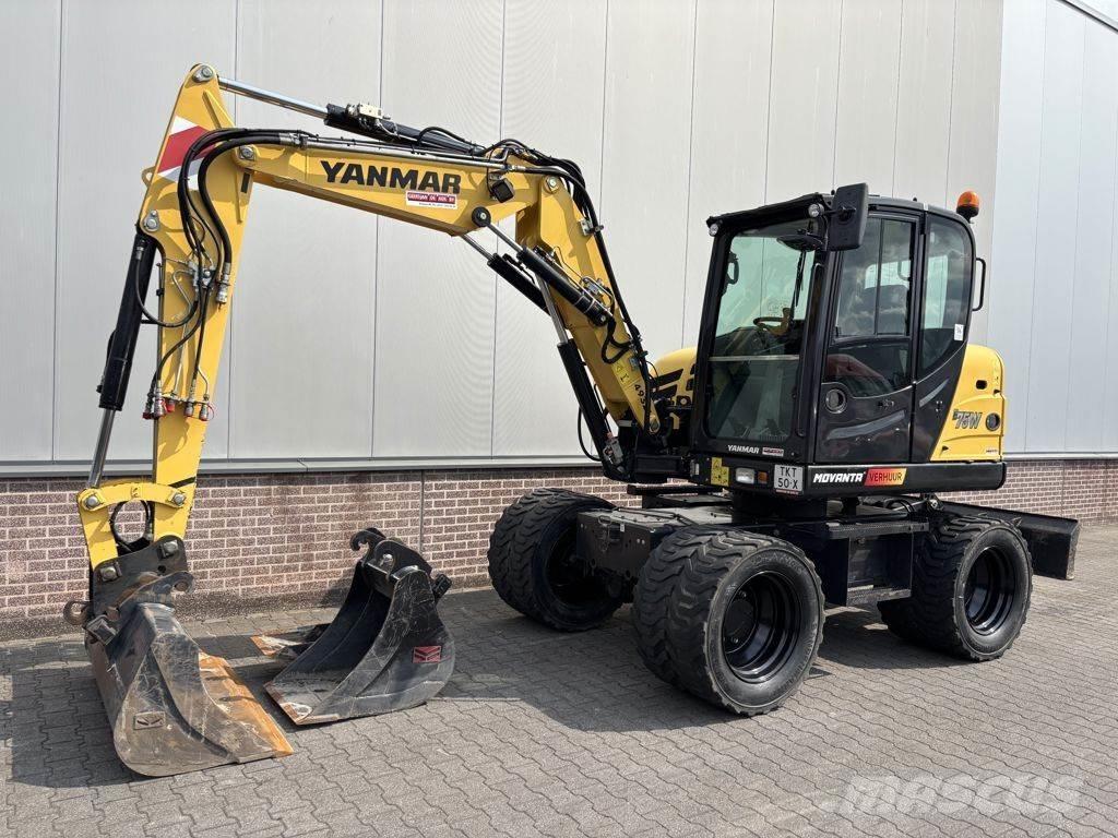 Yanmar B75W Wheeled excavators