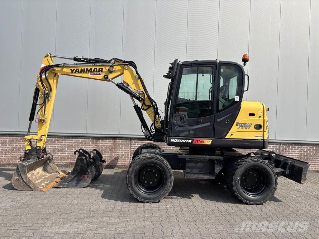 Yanmar B75W Wheeled excavators