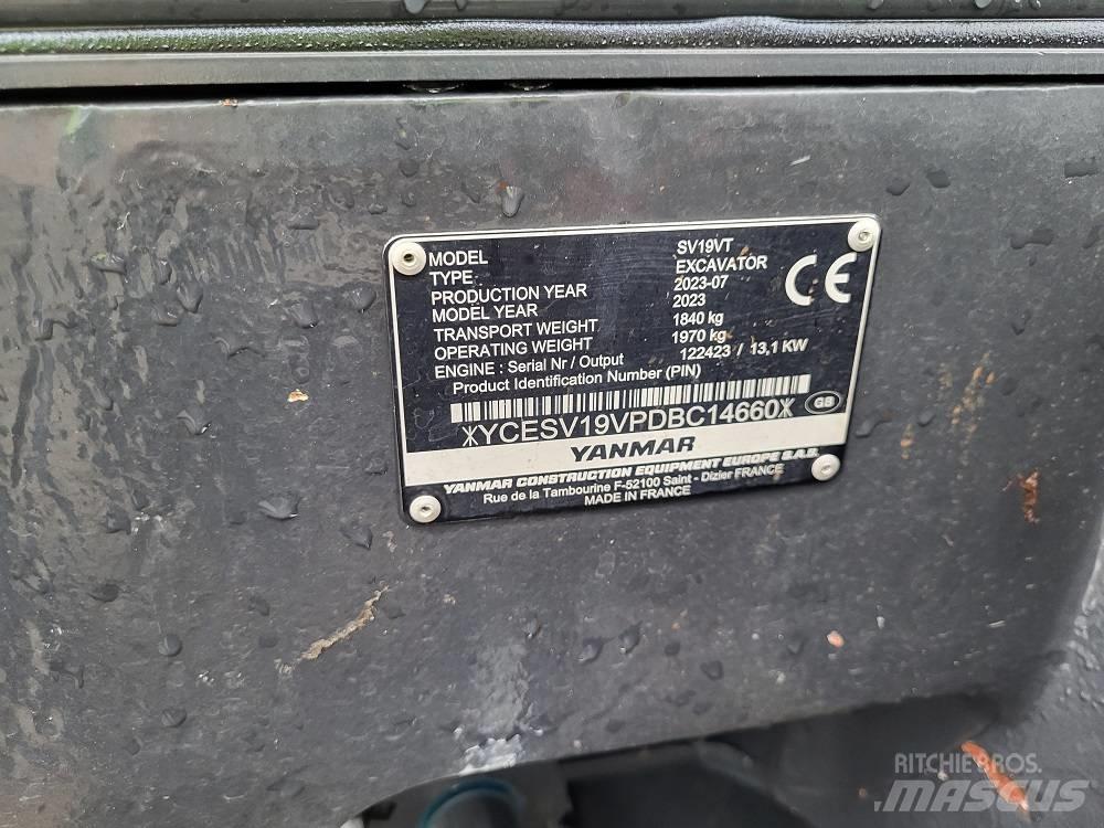 Yanmar SV 19 VT Mini excavators < 7t (Mini diggers)