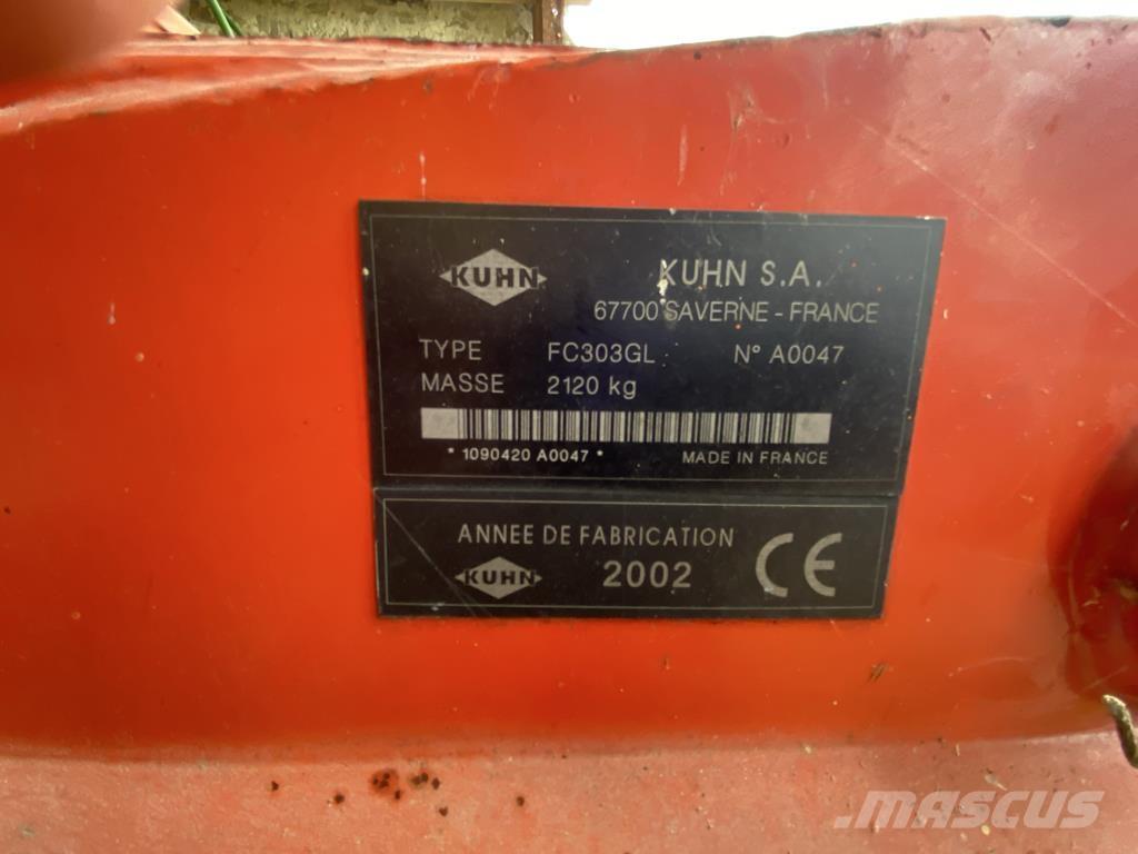 Kuhn FC303GL Mounted and trailed mowers