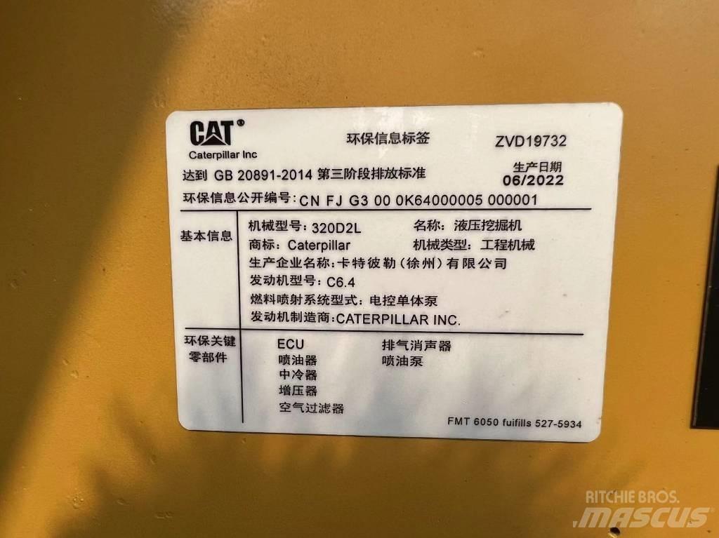 CAT 320 D Crawler excavators