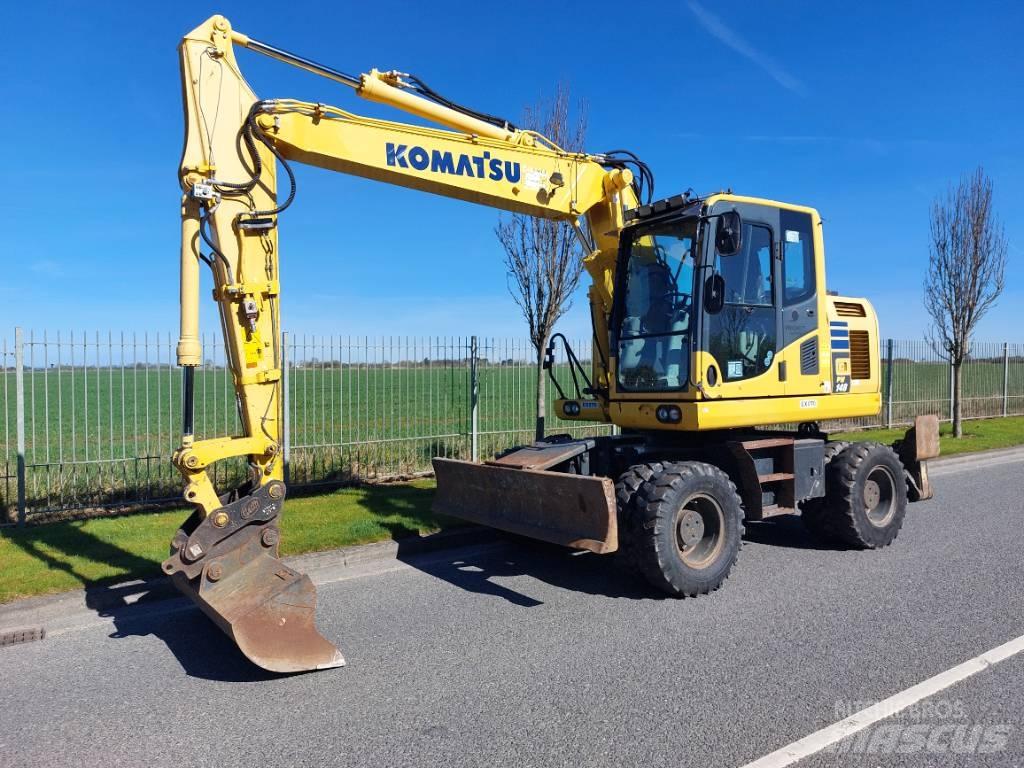 Komatsu PW148-10 Wheeled excavators