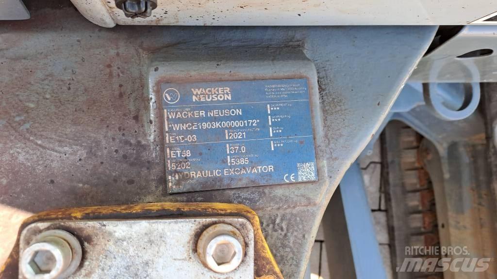 Wacker Neuson ET58 Crawler excavators
