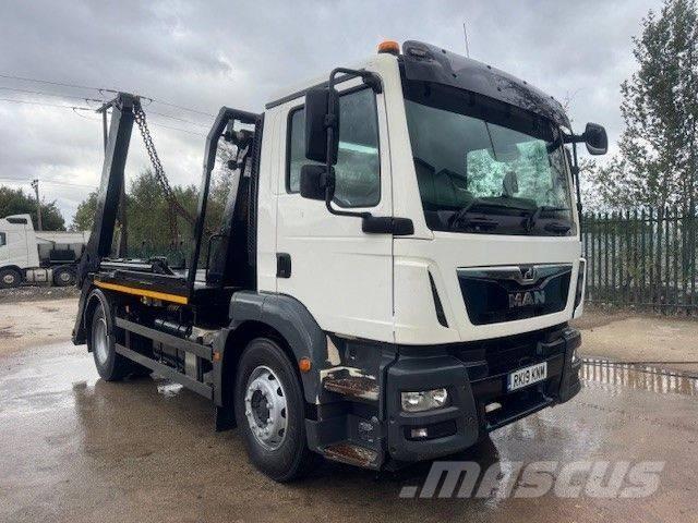 MAN TGM 18.250 Skip bin truck
