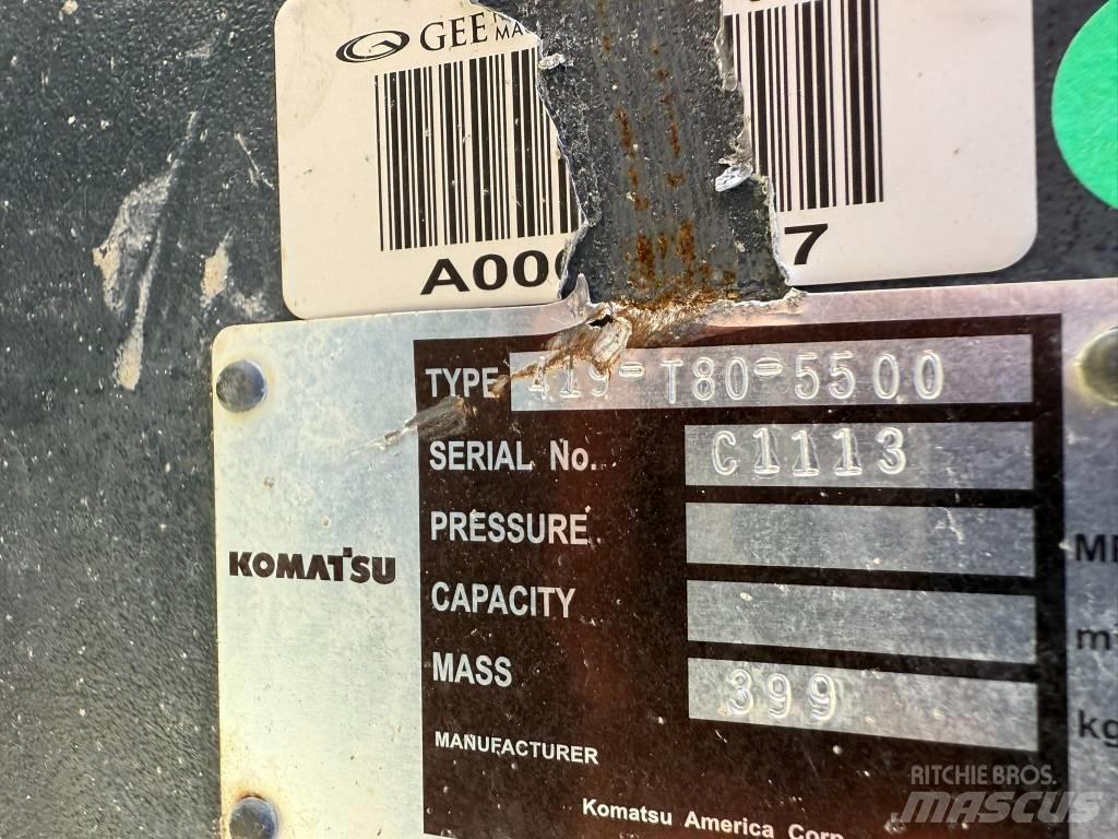Komatsu WA320 QC Quick connectors