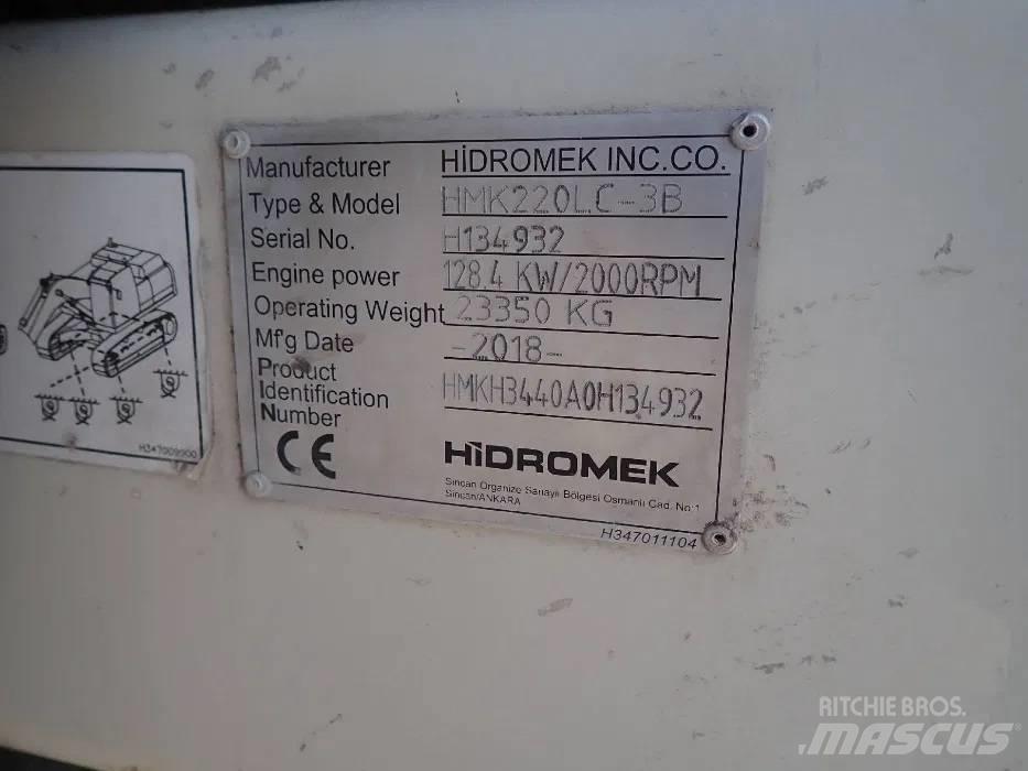 Hidromek HMK 220LC Crawler excavators