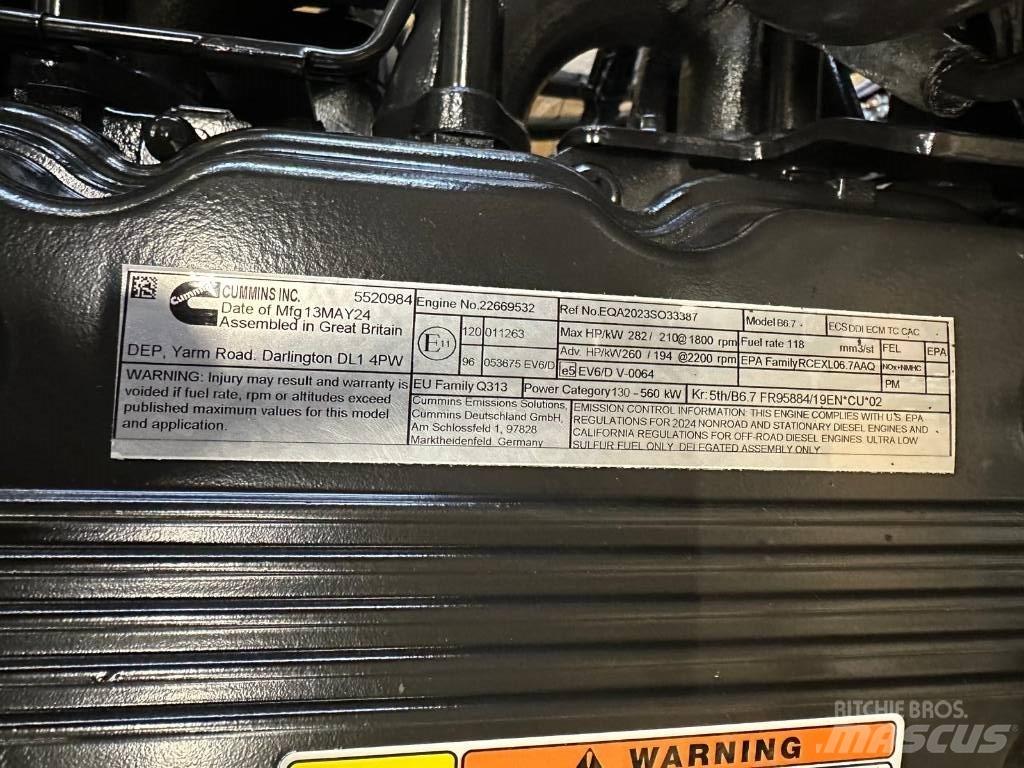 Cummins B6.7 FR95884 Farm machinery