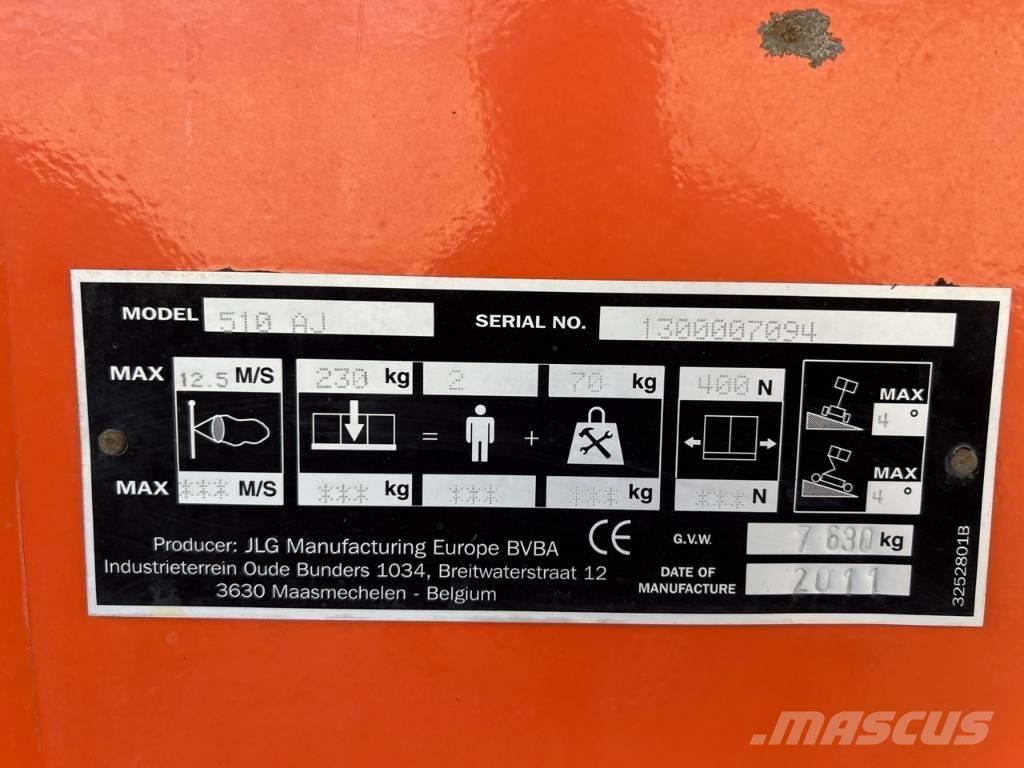 JLG 510 AJ Articulated boom lifts