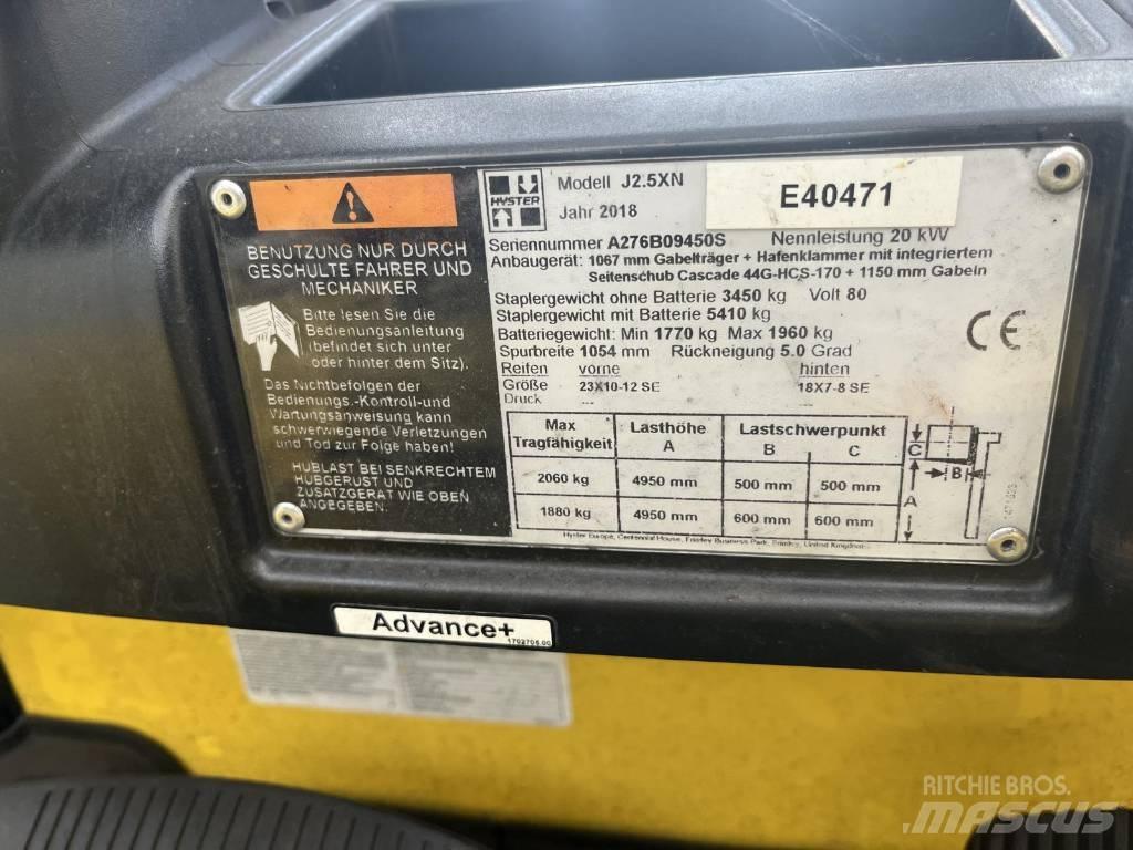 Hyster J2.5XN Electric forklift trucks