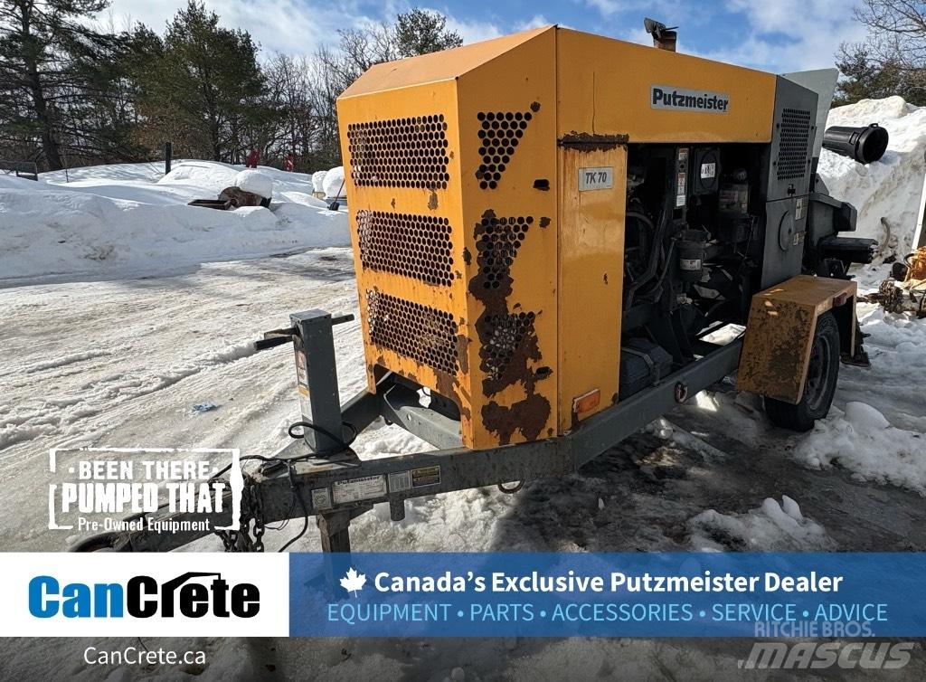 Putzmeister TK 70 Concrete pumps
