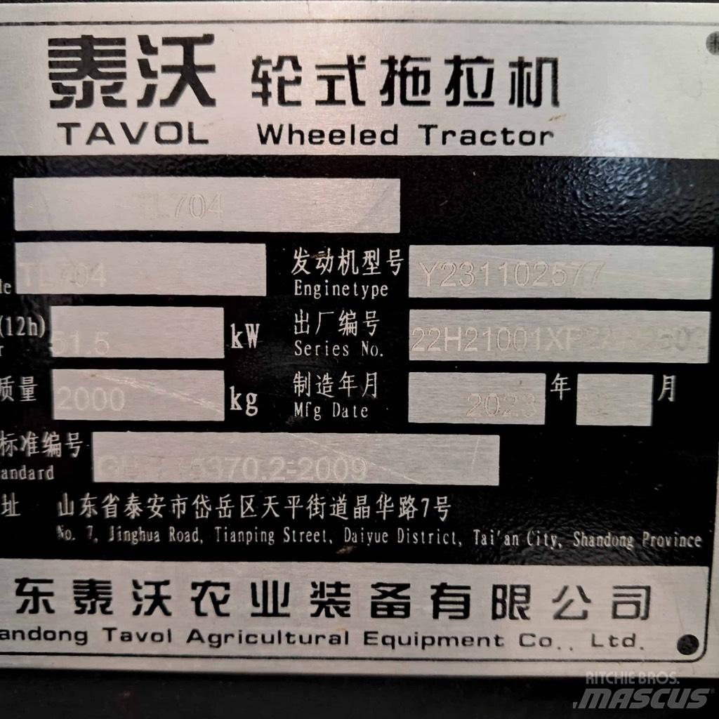  Tavol TL704 Tractors