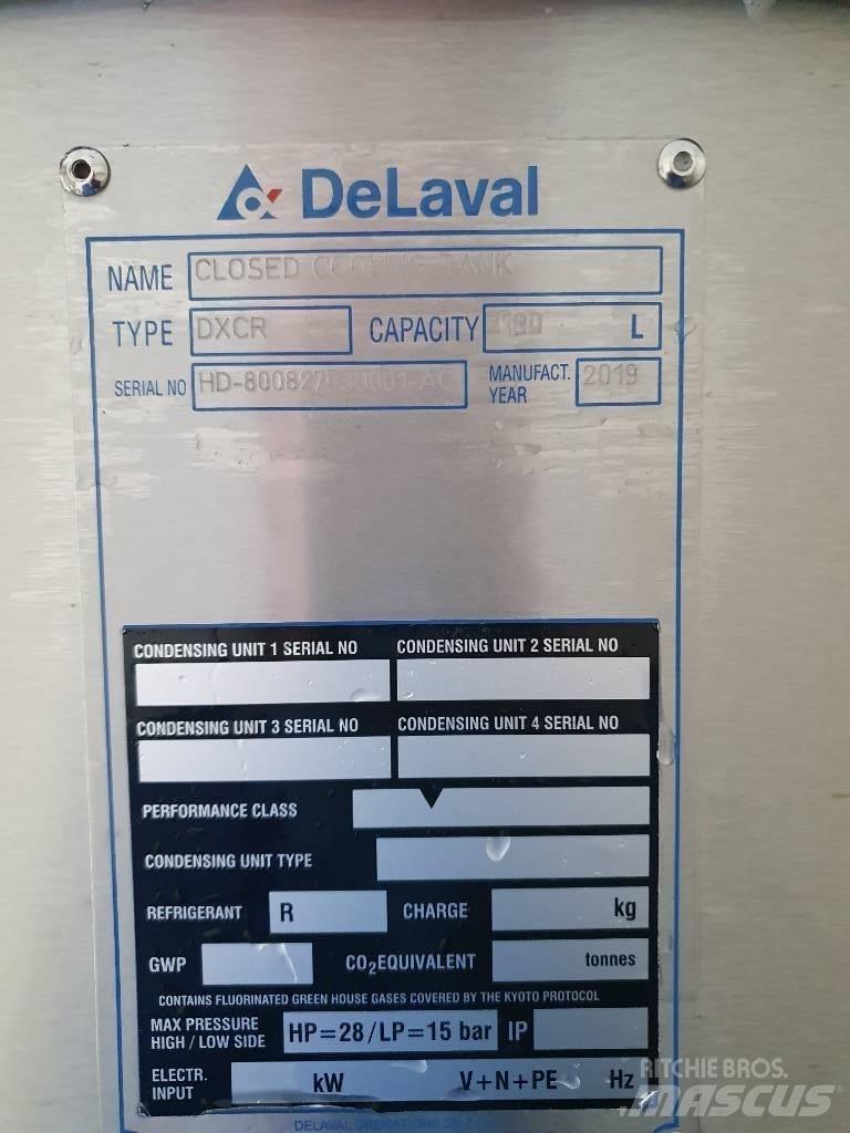 Delaval DXCR1100 Storage of milk
