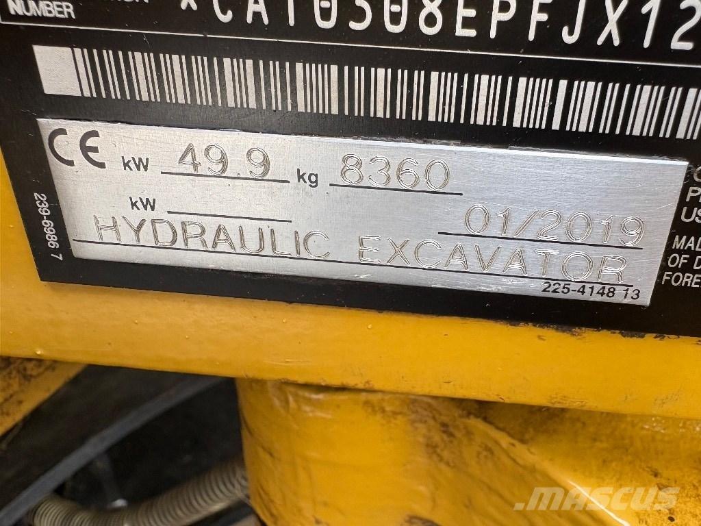 CAT 308 E 2 CR Mini excavators  7t - 12t