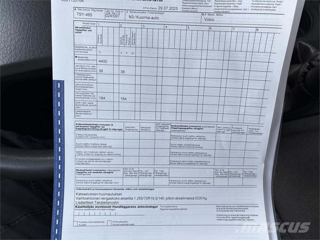 Volvo FL240 4x2 Box trucks