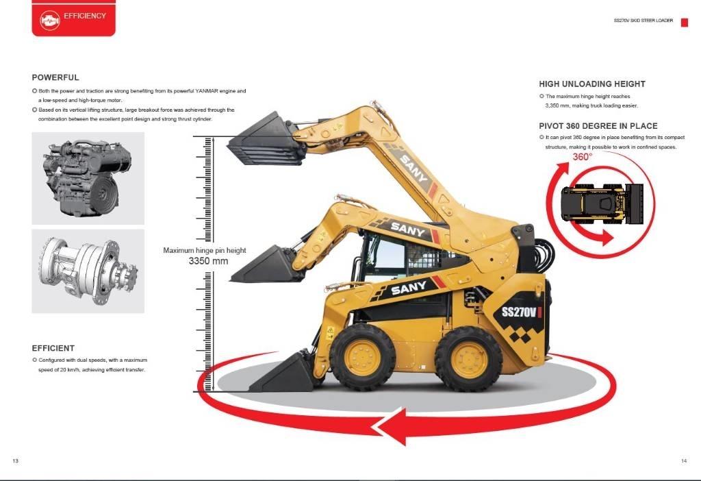 Sany SS270V Skid steer loaders