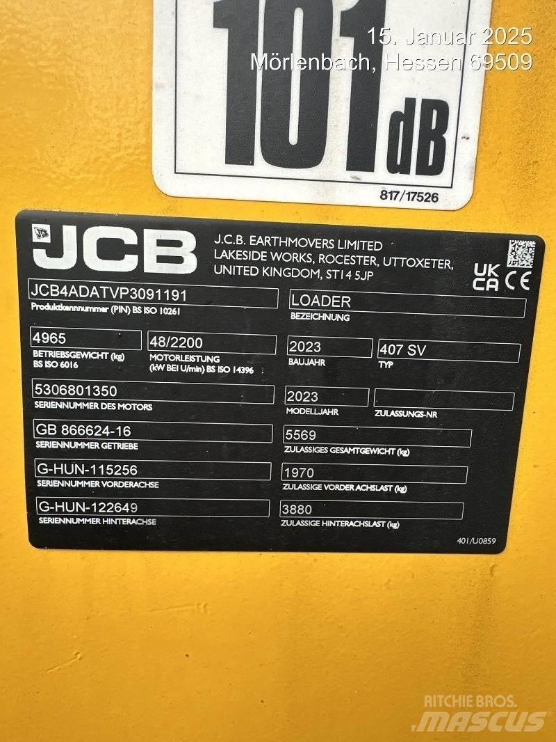 JCB 407 Wheel loaders