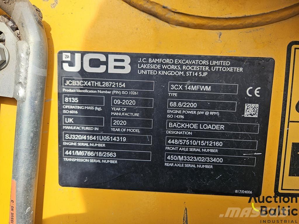 JCB 3 CX 14MFWM Backhoe