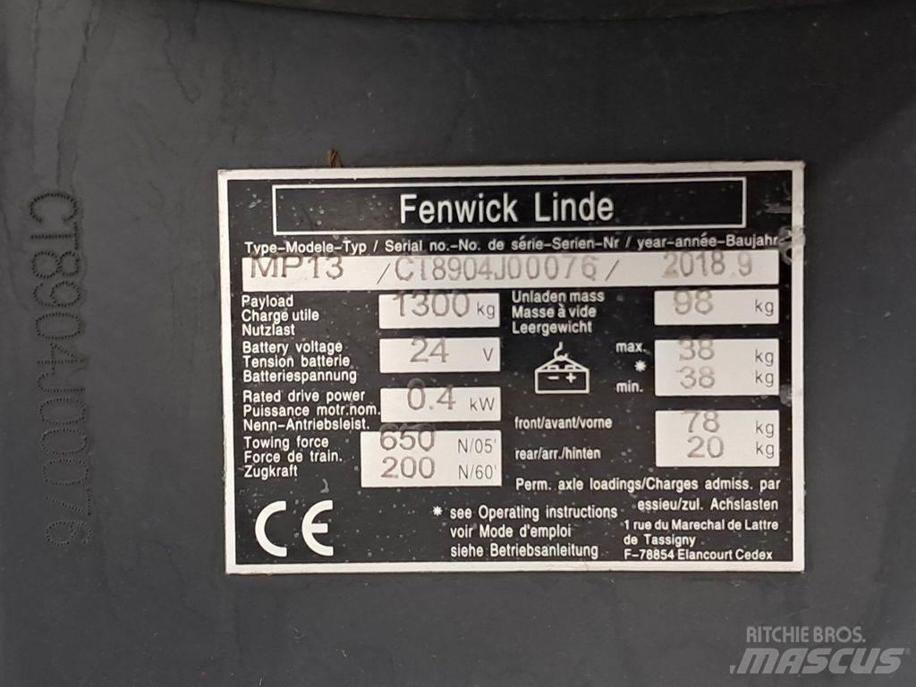 Linde MP13 Hand pallet truck