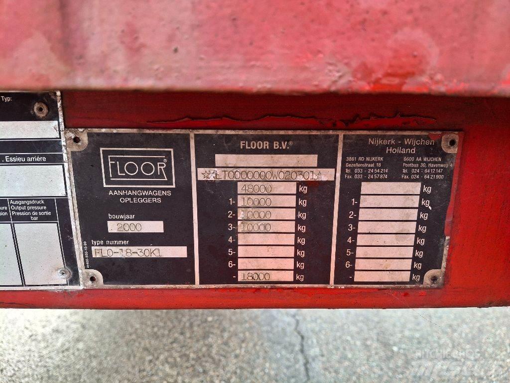 Floor FLO-18-30K1 Flatbed/Dropside semi-trailers