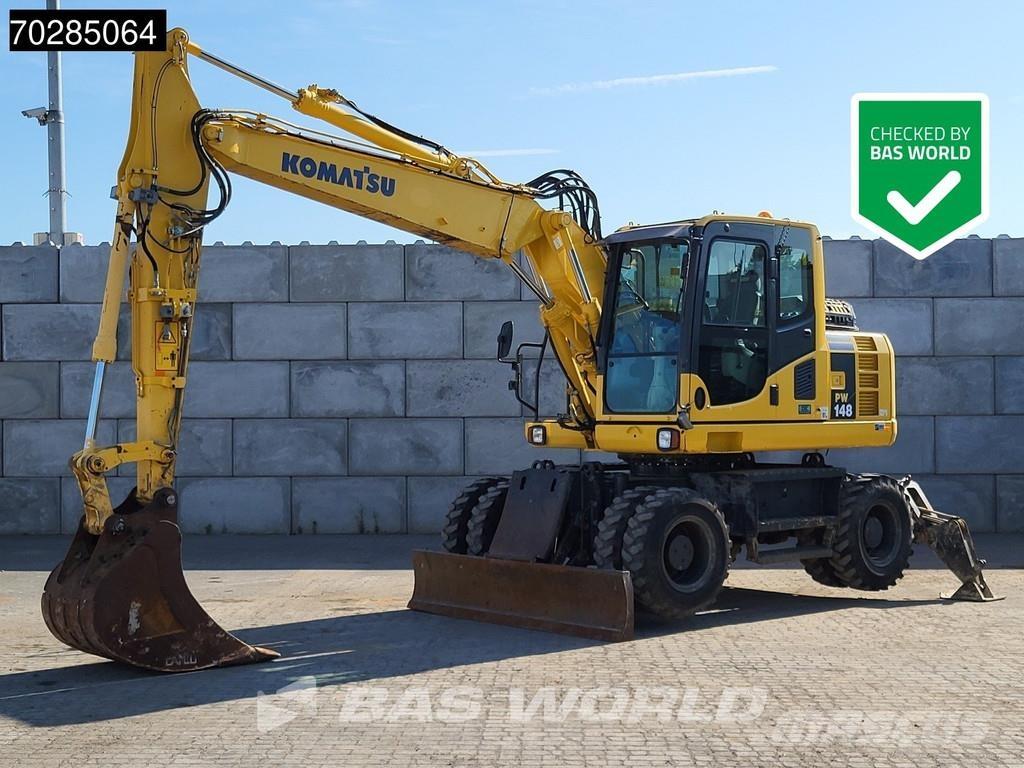 Komatsu PW148 -8 Wheeled excavators