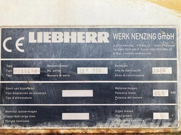 Liebherr HS 885 HD Track mounted cranes