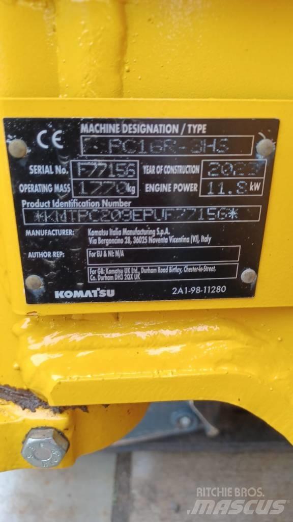 Komatsu PC16R-3HS Mini excavators < 7t (Mini diggers)
