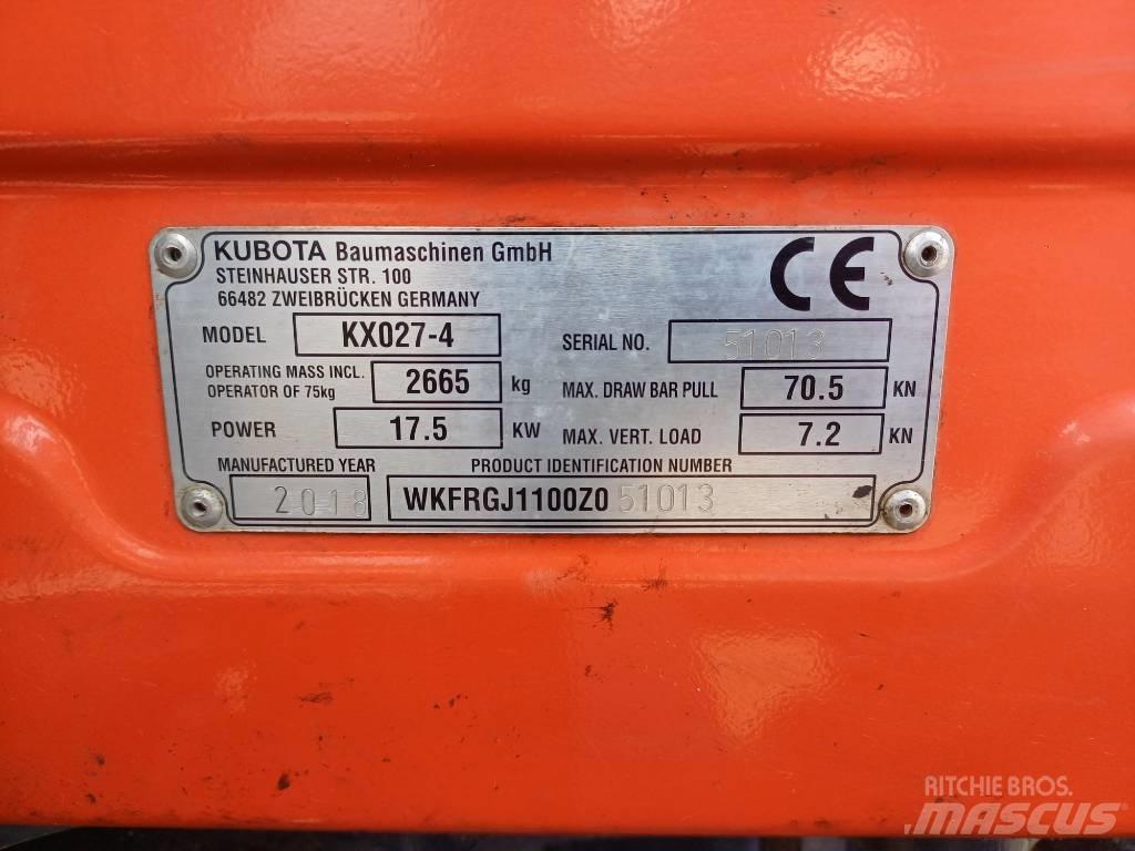 Kubota KX027-4 Mini excavators < 7t (Mini diggers)